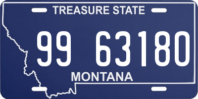 MT license plate 996318O