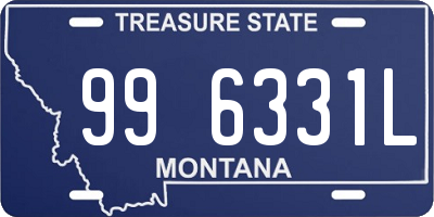 MT license plate 996331L