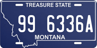 MT license plate 996336A