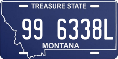 MT license plate 996338L