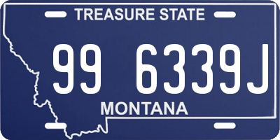 MT license plate 996339J