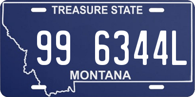 MT license plate 996344L