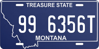 MT license plate 996356T