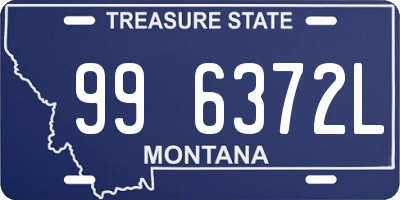 MT license plate 996372L