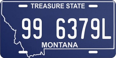 MT license plate 996379L