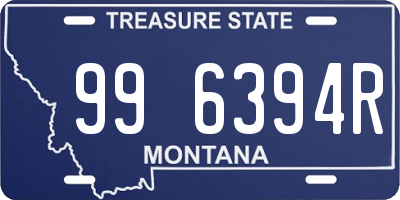 MT license plate 996394R