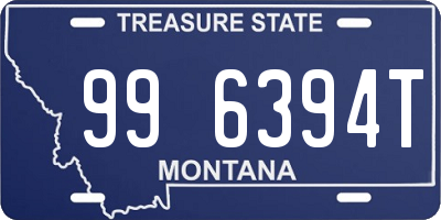 MT license plate 996394T