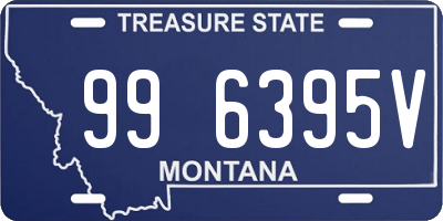 MT license plate 996395V