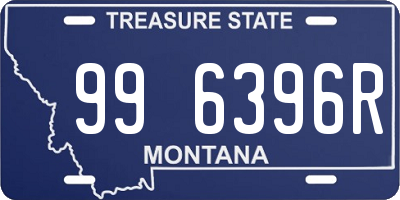 MT license plate 996396R