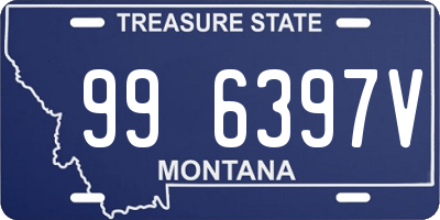 MT license plate 996397V