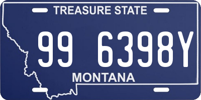 MT license plate 996398Y