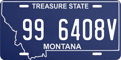 MT license plate 996408V