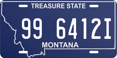 MT license plate 996412I