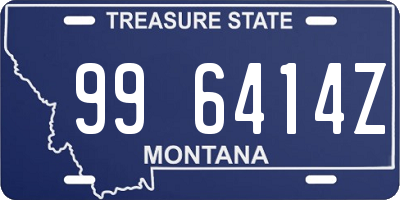 MT license plate 996414Z