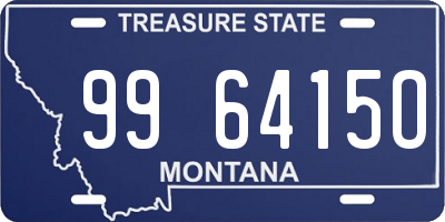 MT license plate 996415O