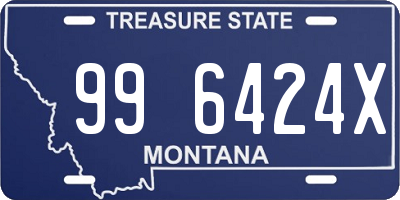 MT license plate 996424X