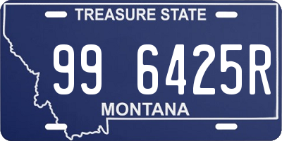 MT license plate 996425R