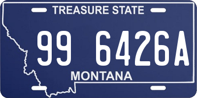 MT license plate 996426A