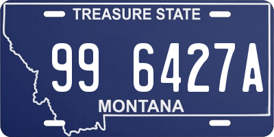 MT license plate 996427A