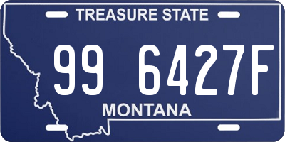 MT license plate 996427F