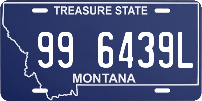 MT license plate 996439L