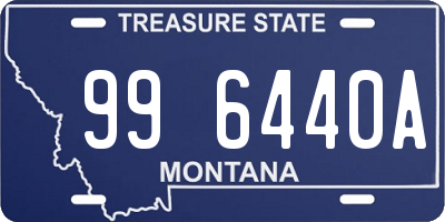 MT license plate 996440A