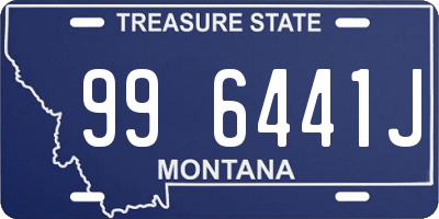 MT license plate 996441J