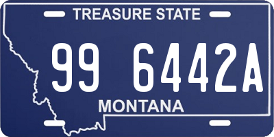 MT license plate 996442A