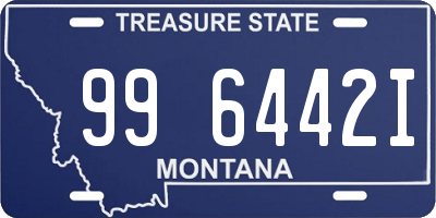 MT license plate 996442I