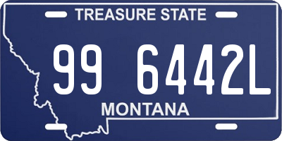 MT license plate 996442L