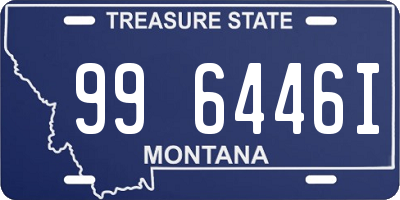 MT license plate 996446I