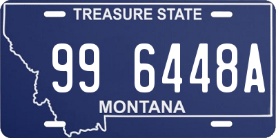 MT license plate 996448A