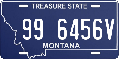 MT license plate 996456V