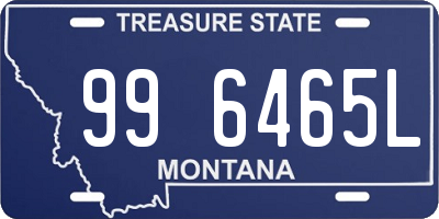 MT license plate 996465L