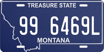 MT license plate 996469L