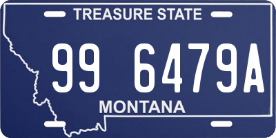 MT license plate 996479A