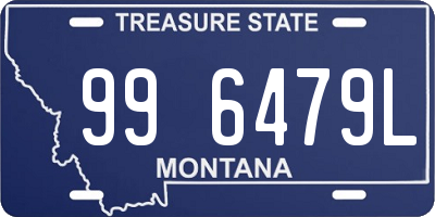 MT license plate 996479L