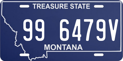 MT license plate 996479V