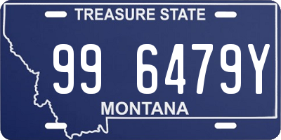 MT license plate 996479Y