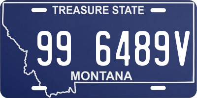 MT license plate 996489V