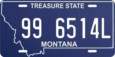 MT license plate 996514L