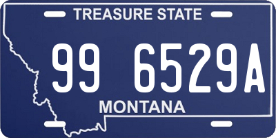 MT license plate 996529A