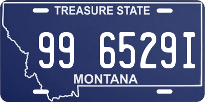 MT license plate 996529I