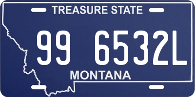 MT license plate 996532L