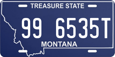 MT license plate 996535T