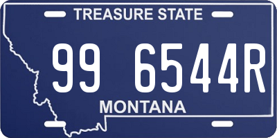 MT license plate 996544R