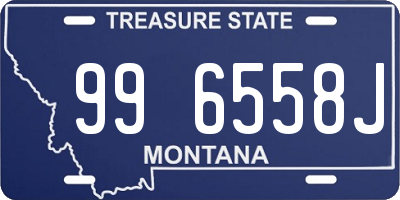 MT license plate 996558J