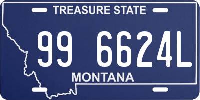 MT license plate 996624L