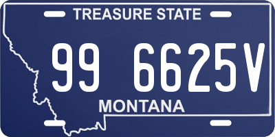 MT license plate 996625V