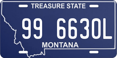 MT license plate 996630L